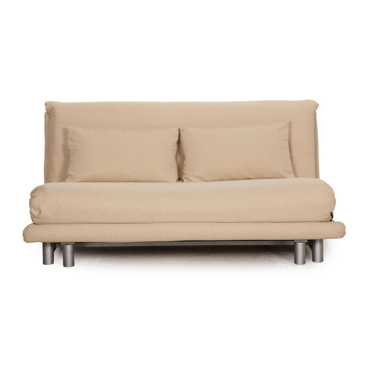 ligne roset Multy stoffen bank crème driezitsbank slaapbank nieuwe bekleding