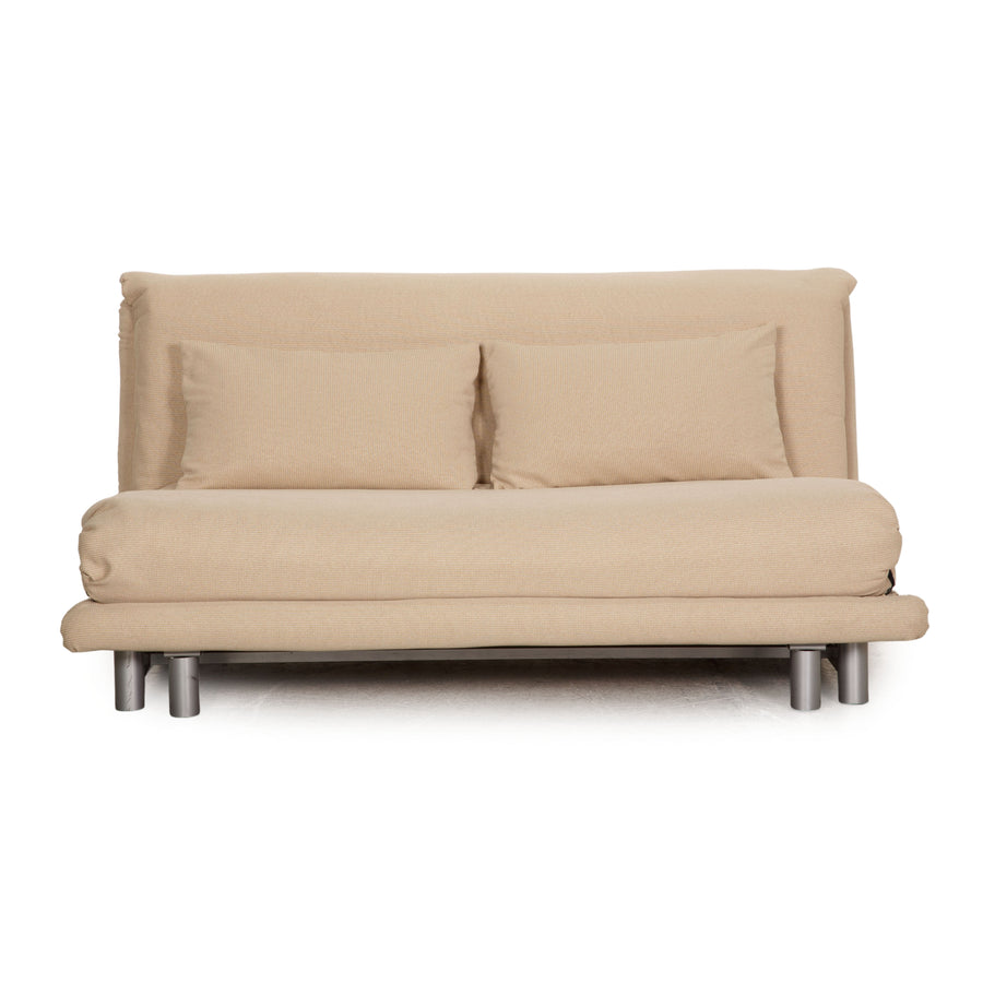 ligne roset Multy stoffen bank crème driezitsbank slaapbank nieuwe bekleding