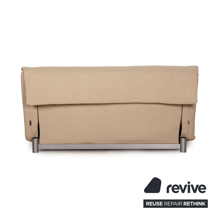 ligne roset Multy stoffen bank crème driezitsbank slaapbank nieuwe bekleding