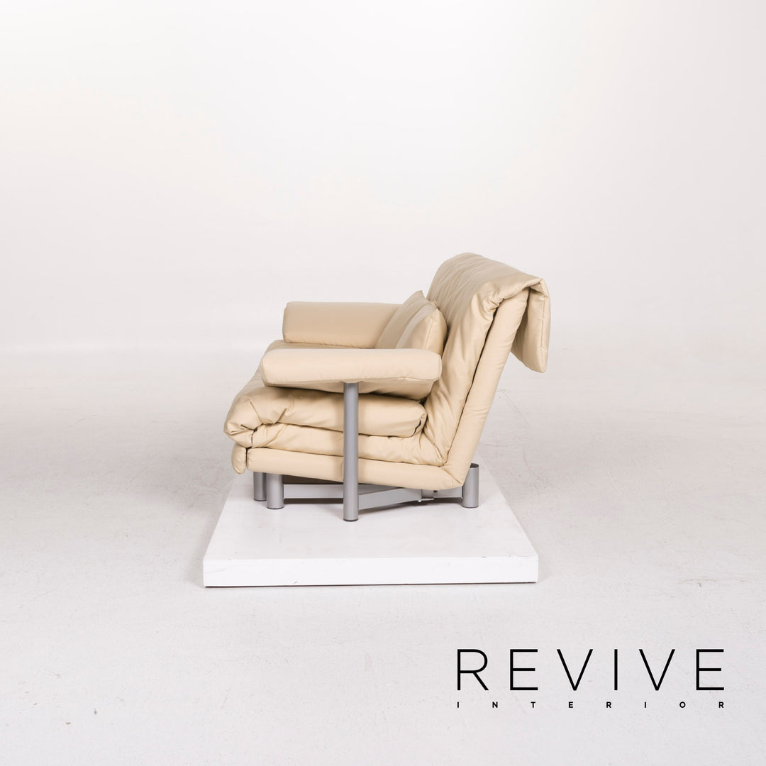 Ligne Roset Multy stoffen bank crème driezits slaapbank #12207