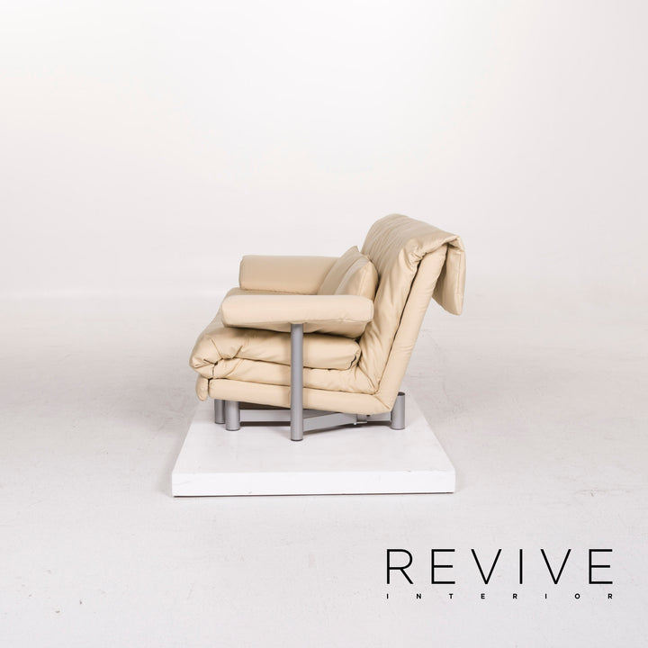 Ligne Roset Multy stoffen bank crème driezits slaapbank #12207