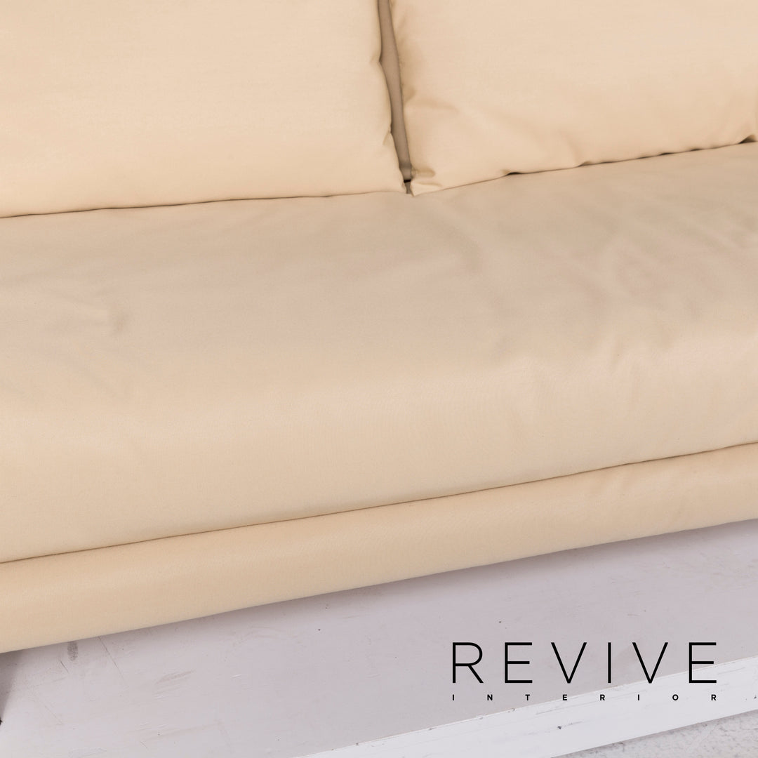 Ligne Roset Multy stoffen bank crème driezits slaapbank #12207