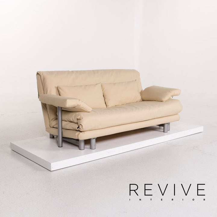 Ligne Roset Multy stoffen bank crème driezits slaapbank #12207