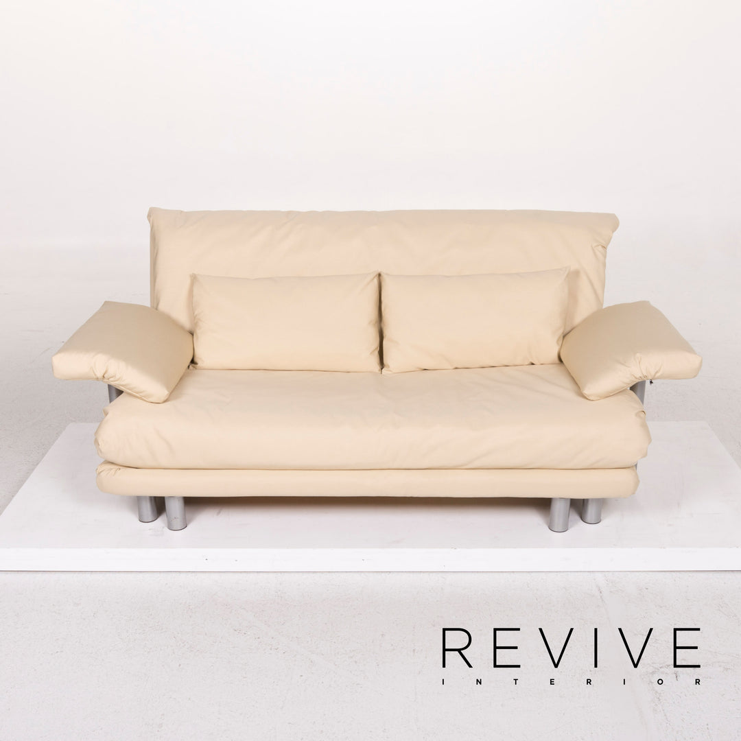 Ligne Roset Multy stoffen bank crème driezits slaapbank #12207