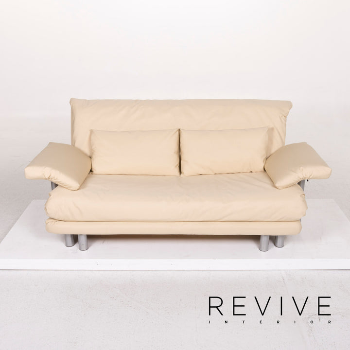 Ligne Roset Multy stoffen bank crème driezits slaapbank #12207