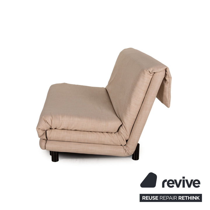 ligne roset Multy Stoff Sofa Creme Zweisitzer Schlafsofa Funktion Schlaffunktion