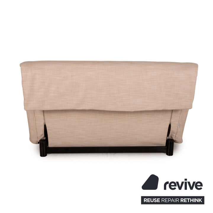 ligne roset Multy Stoff Sofa Creme Zweisitzer Schlafsofa Funktion Schlaffunktion