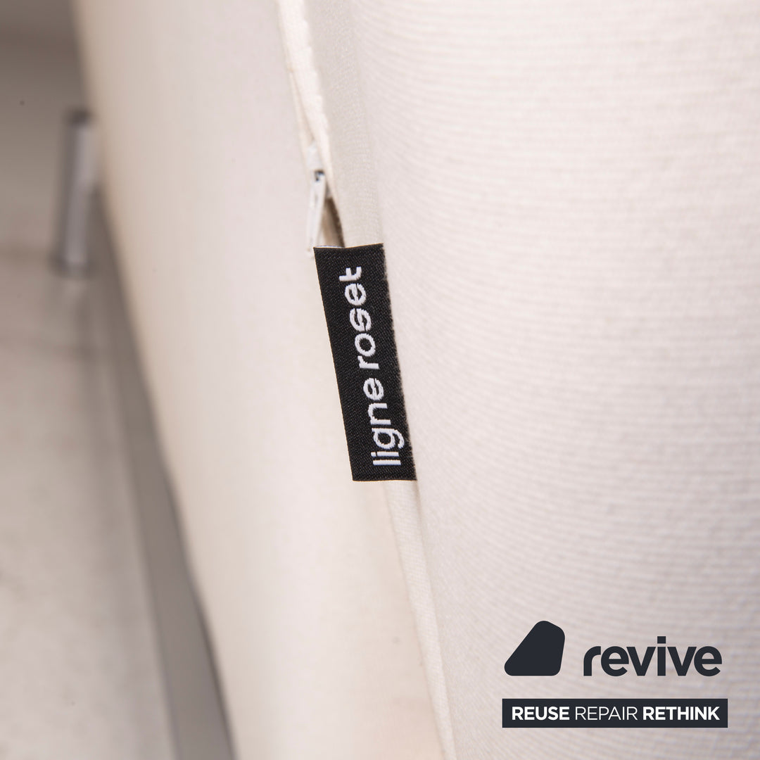 Ligne Roset Multy stoffen bank crème driezits slaapbank