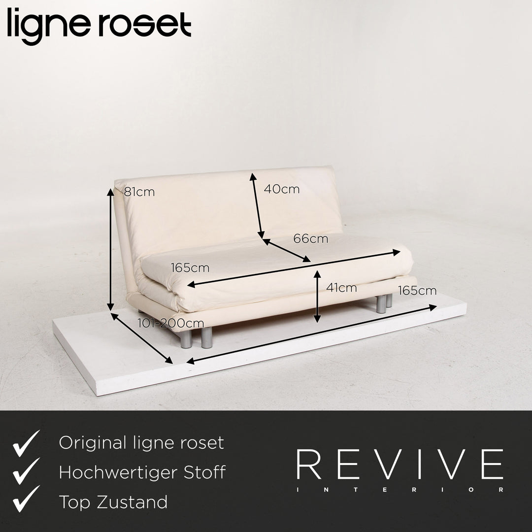 Ligne roset Multy tissu canapé anthracite trois places canapé lit fonction sommeil canapé #13462