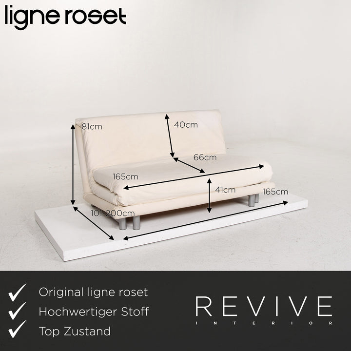 Ligne roset Multy tissu canapé anthracite trois places canapé lit fonction sommeil canapé #13462