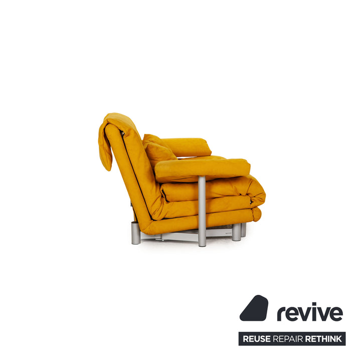 ligne roset Multy Stoff Sofa Gelb Dreisitzer Couch Funktion Schlaffunktion inkl. Armlehnen