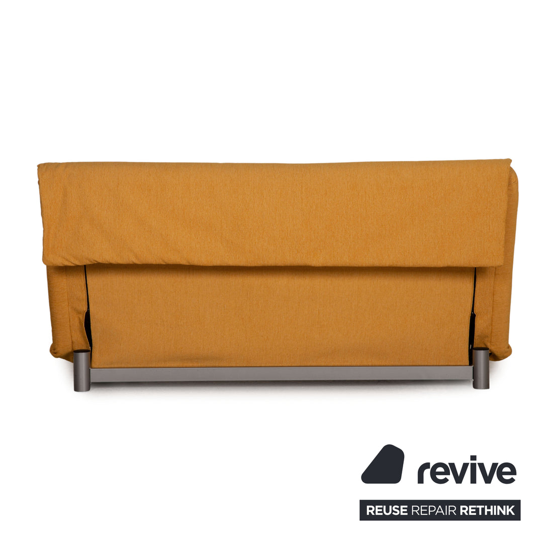 ligne roset Canapé en tissu Multy jaune fonction canapé 3 places fonction couchage