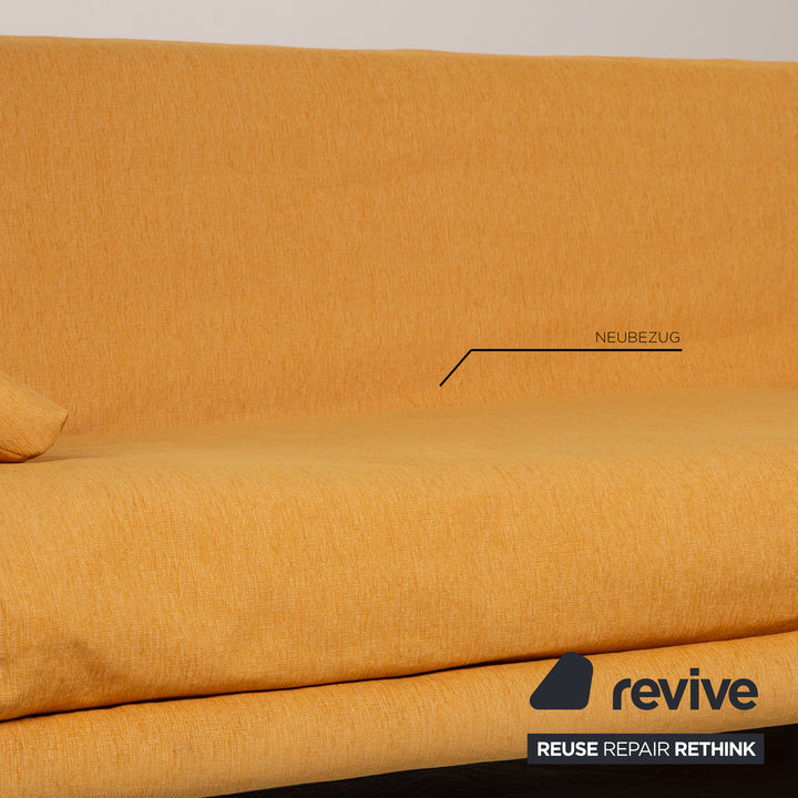 Ligne Roset Canapé En Tissu Multy Jaune Canapé Trois Places Fonction Sommeil