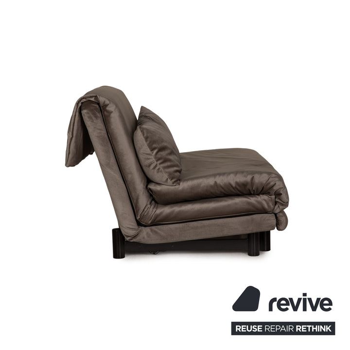 Ligne Roset Multy stoffen bank grijs bankstel met slaapfunctie