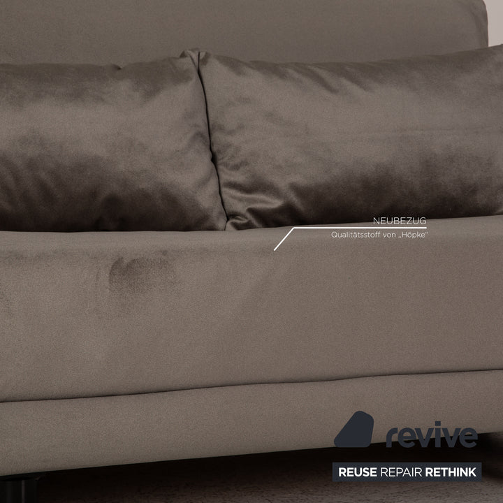 Ligne Roset Multy stoffen bank grijs bankstel met slaapfunctie