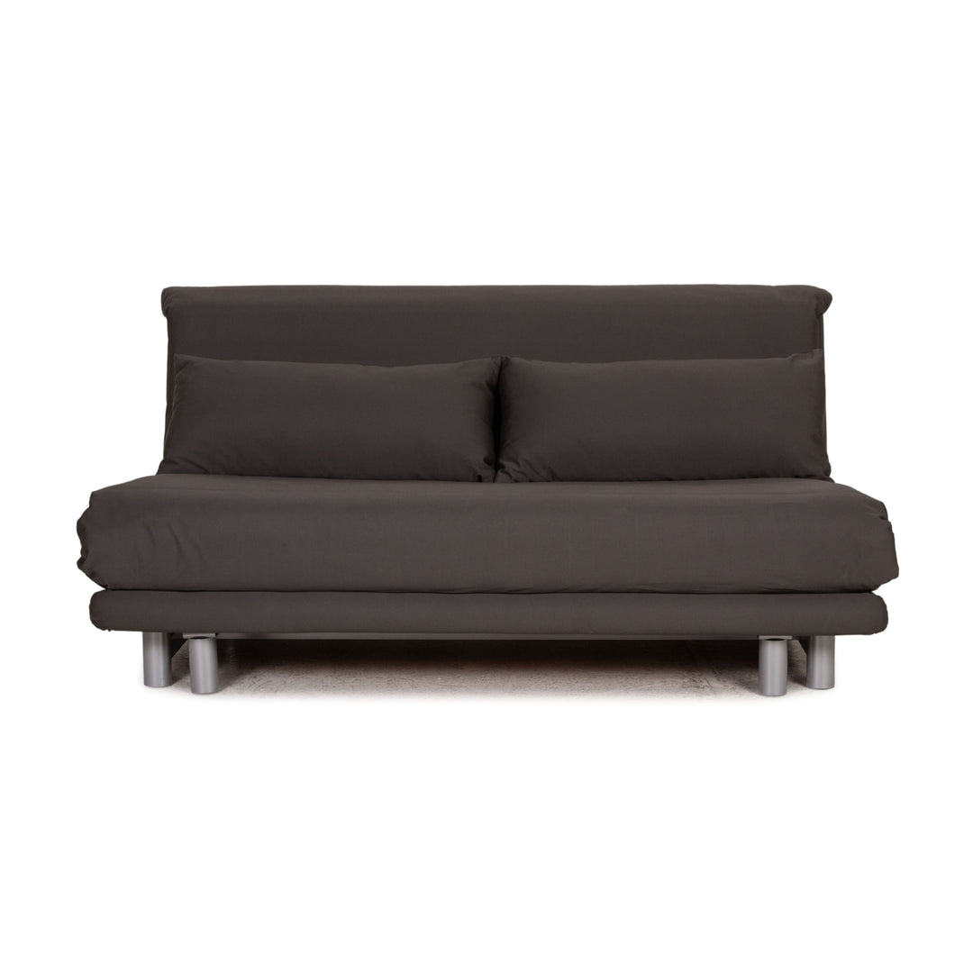 ligne roset Multy fabric sofa gray three-seater couch function sleeping function