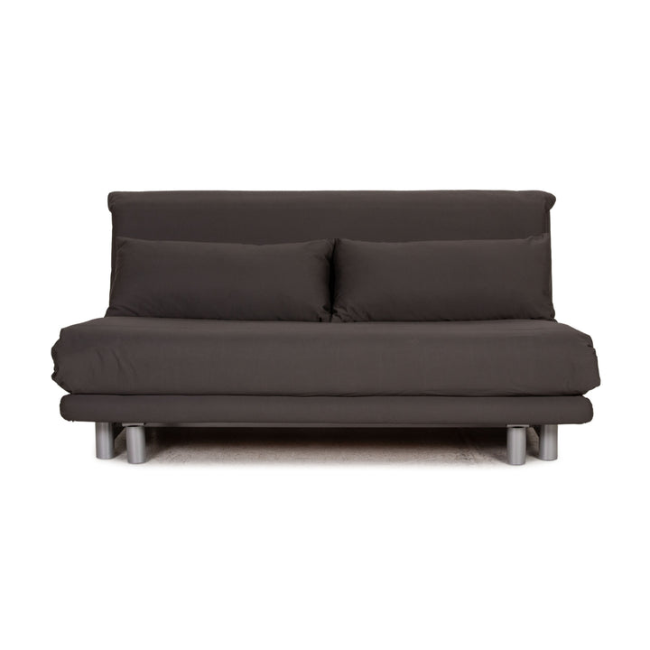 ligne roset Multy fabric sofa gray three-seater couch function sleeping function