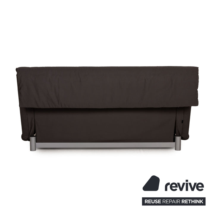ligne roset Multy fabric sofa gray three-seater couch function sleeping function