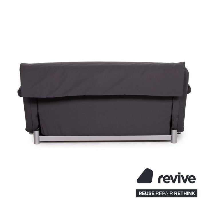 ligne roset Multy Stoff Sofa Grau Dreisitzer Liegefunktion Schlaffunktion Gestell Grau inkl. Armlehnen