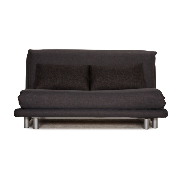 ligne roset Canapé en tissu Multy canapé gris 3 places fonction sommeil canapé