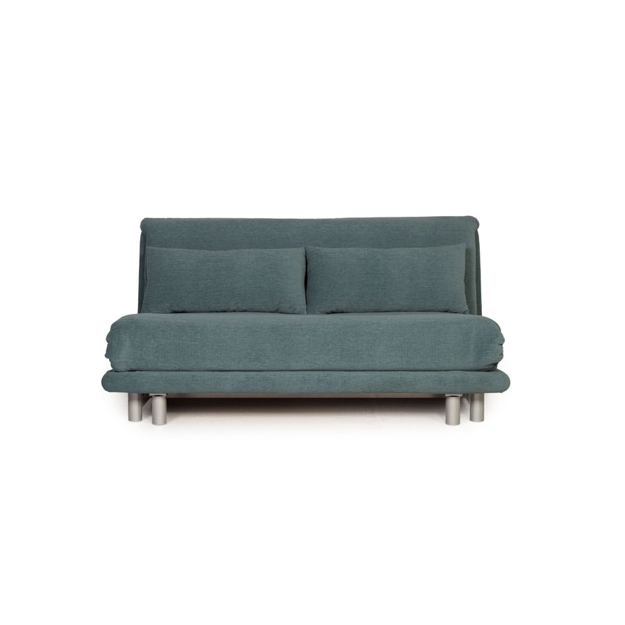 ligne roset Multy fabric sofa green three-seater couch function sleeping function