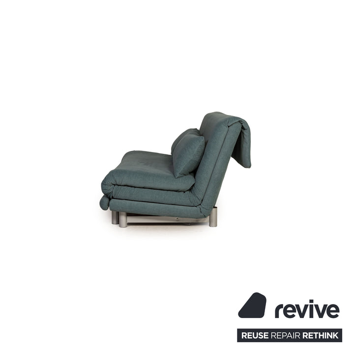 ligne roset Multy fabric sofa green three-seater couch function sleeping function