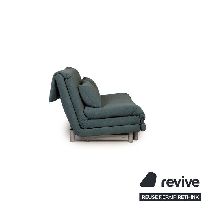 ligne roset Multy fabric sofa green three-seater couch function sleeping function