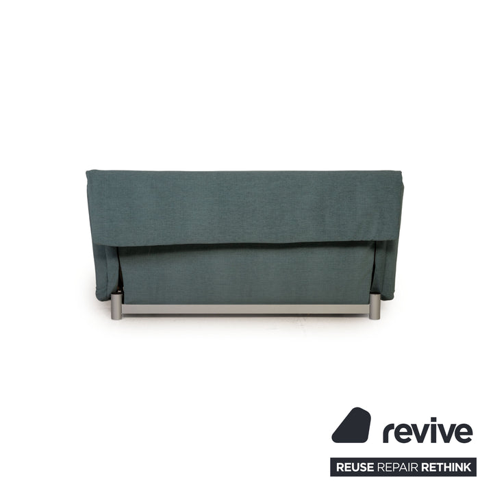 ligne roset Multy fabric sofa green three-seater couch function sleeping function