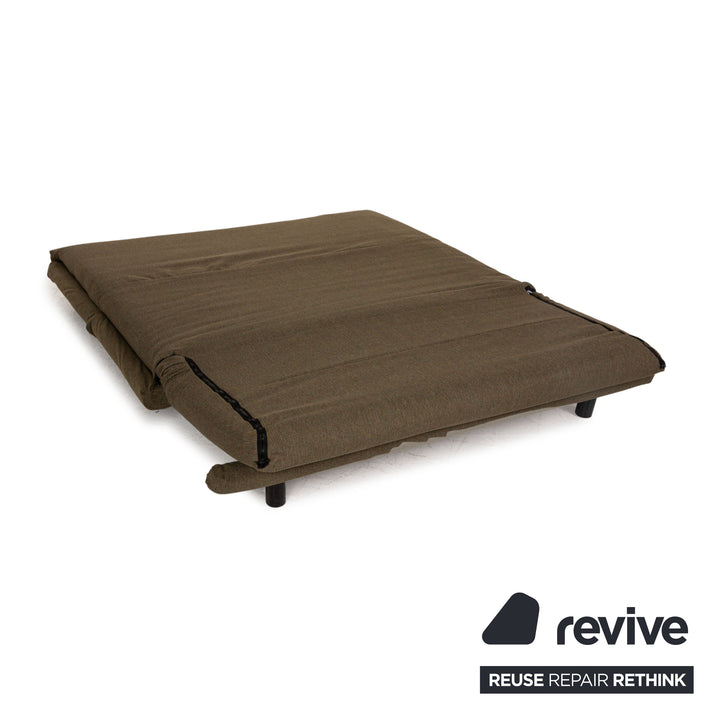 Ligne roset Canapé en tissu Multy vert canapé 3 places fonction couchage nouvelle housse