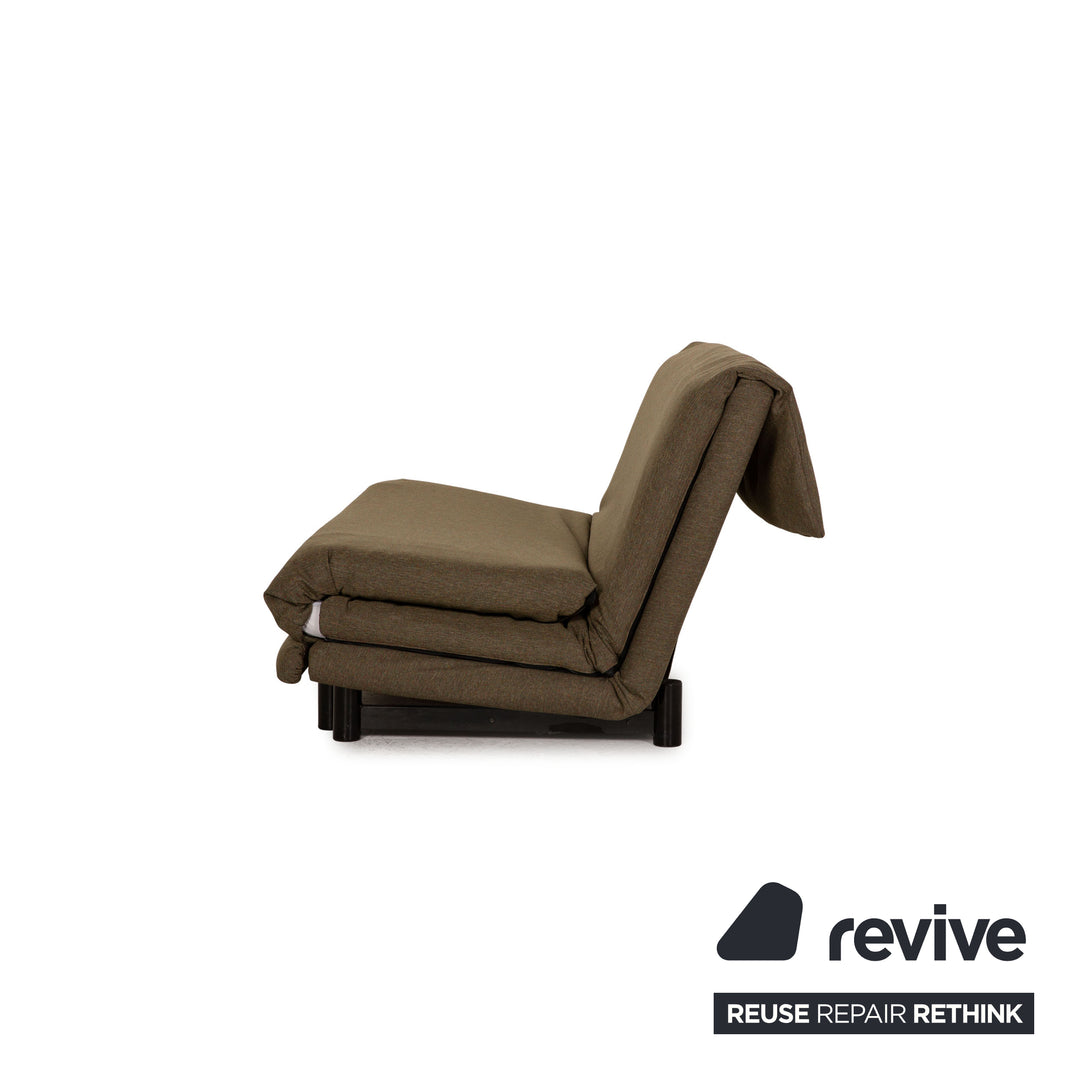 Ligne roset Canapé en tissu Multy vert canapé 3 places fonction couchage nouvelle housse