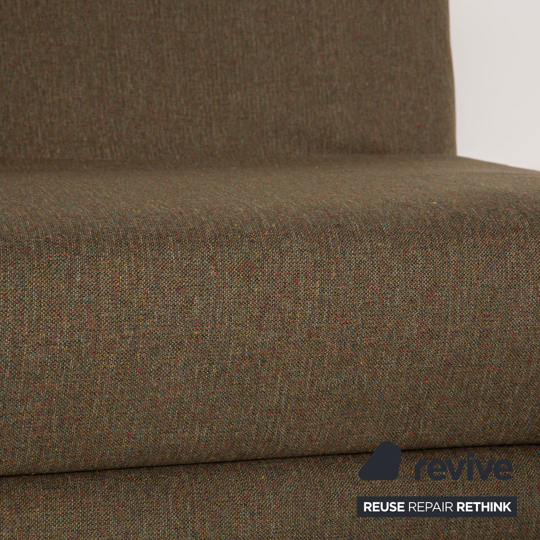 Ligne roset Canapé en tissu Multy vert canapé 3 places fonction couchage nouvelle housse