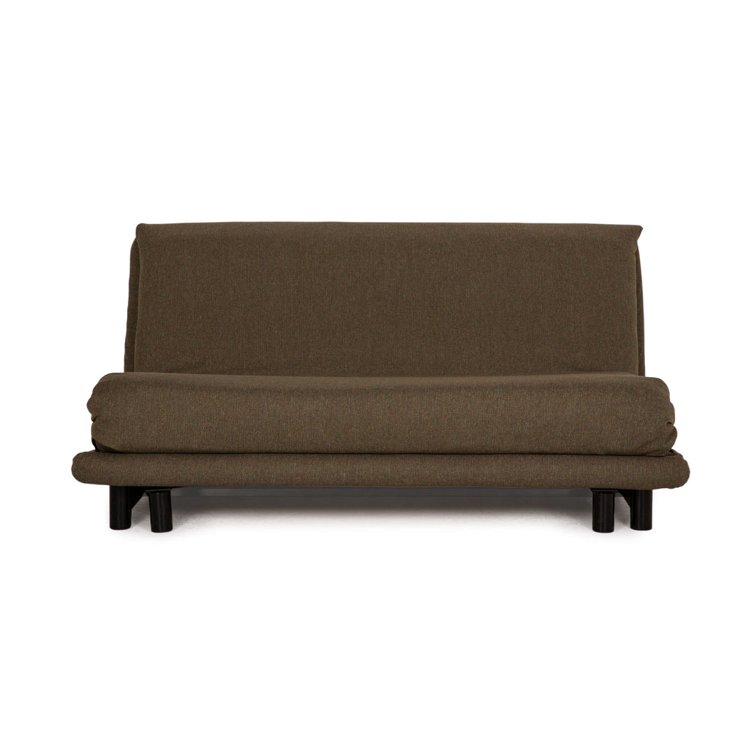 Ligne roset Canapé en tissu Multy vert canapé 3 places fonction couchage nouvelle housse