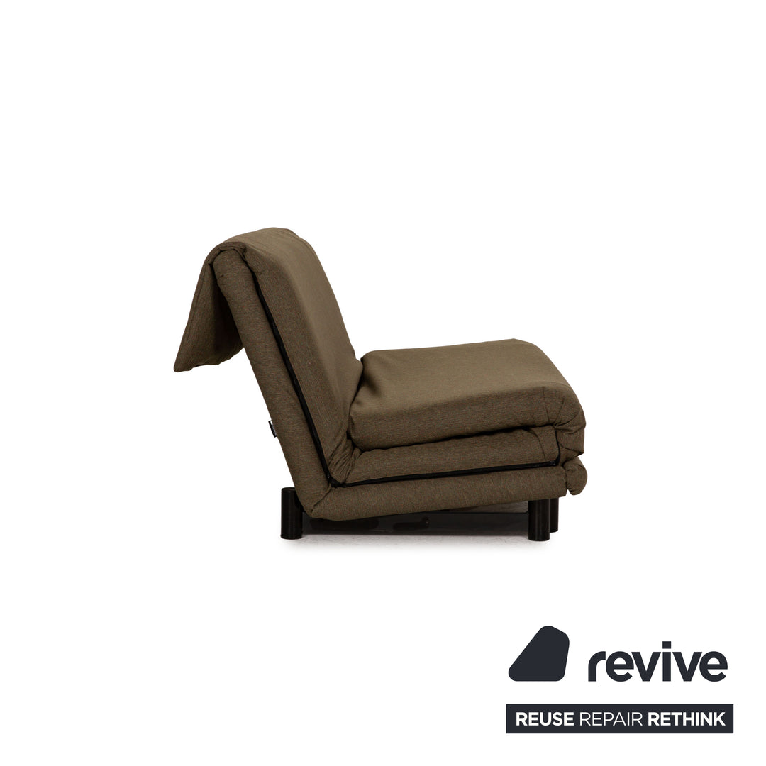 Ligne roset Canapé en tissu Multy vert canapé 3 places fonction couchage nouvelle housse