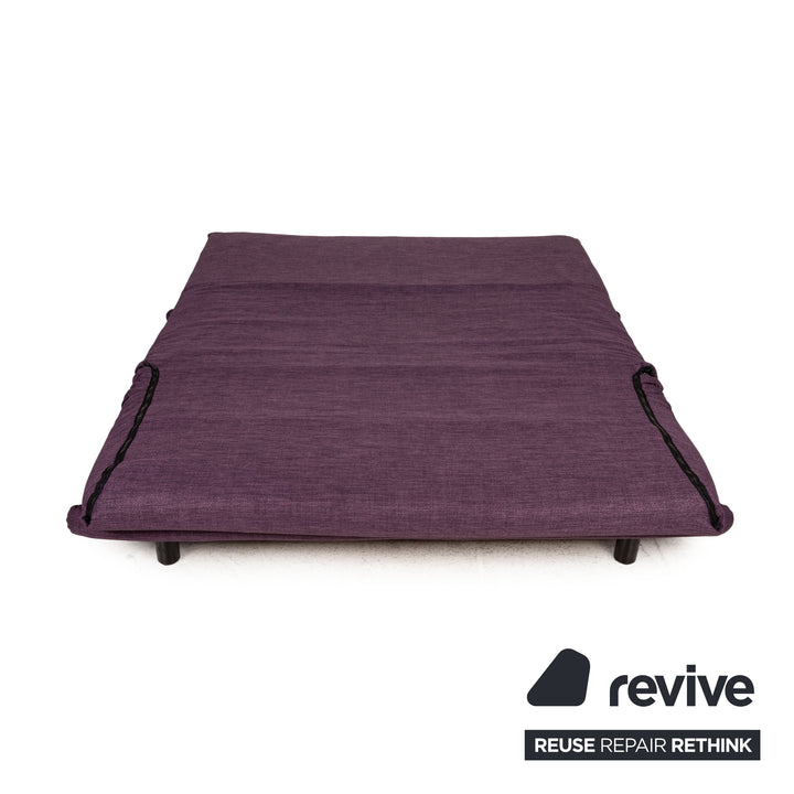 ligne roset Canapé en tissu Multy violet fonction canapé 3 places fonction couchage