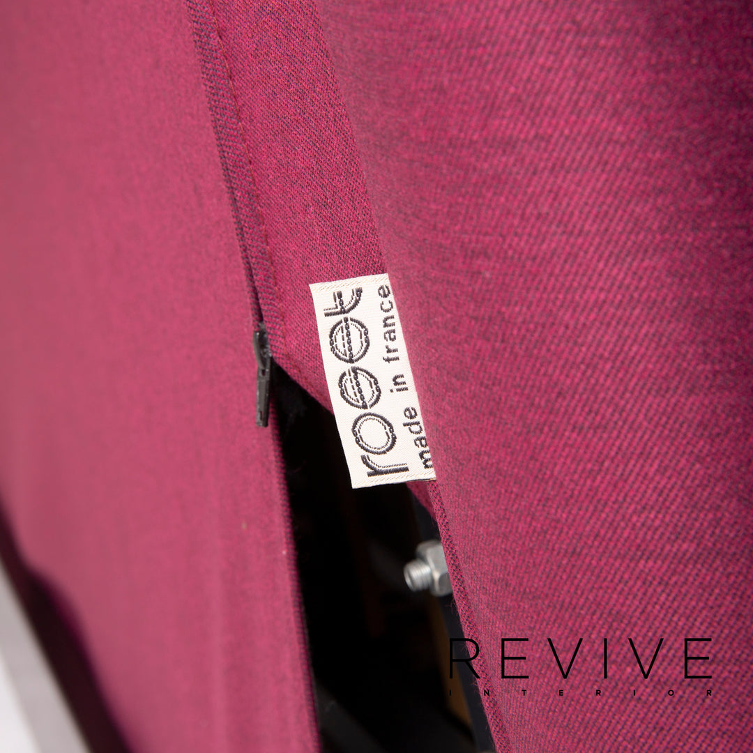 ligne roset Multy Fabric Sofa Purple Three Seater Sleeper #14733