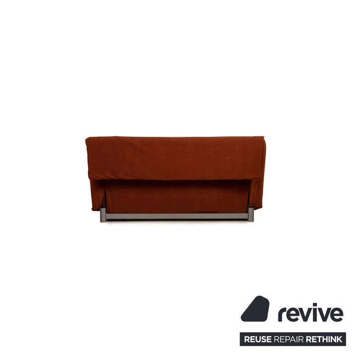 ligne roset Multy fabric sofa orange three-seater couch function sleeping function