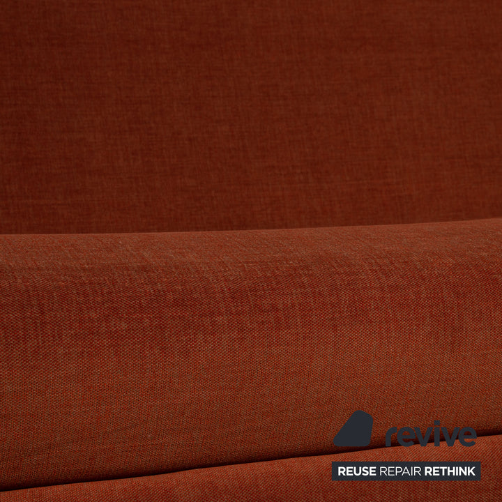 ligne roset Multy fabric sofa orange three-seater couch function sleeping function