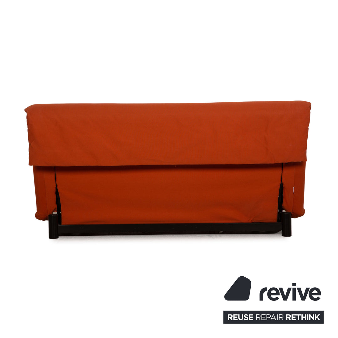 ligne roset Multy Stoff Sofa Orange Dreisitzer Couch Funktion Schlafsofa