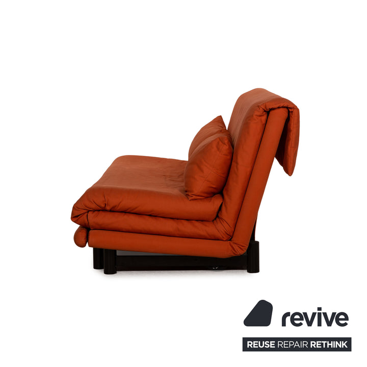 ligne roset Multy Stoff Sofa Orange Dreisitzer Couch Funktion Schlafsofa