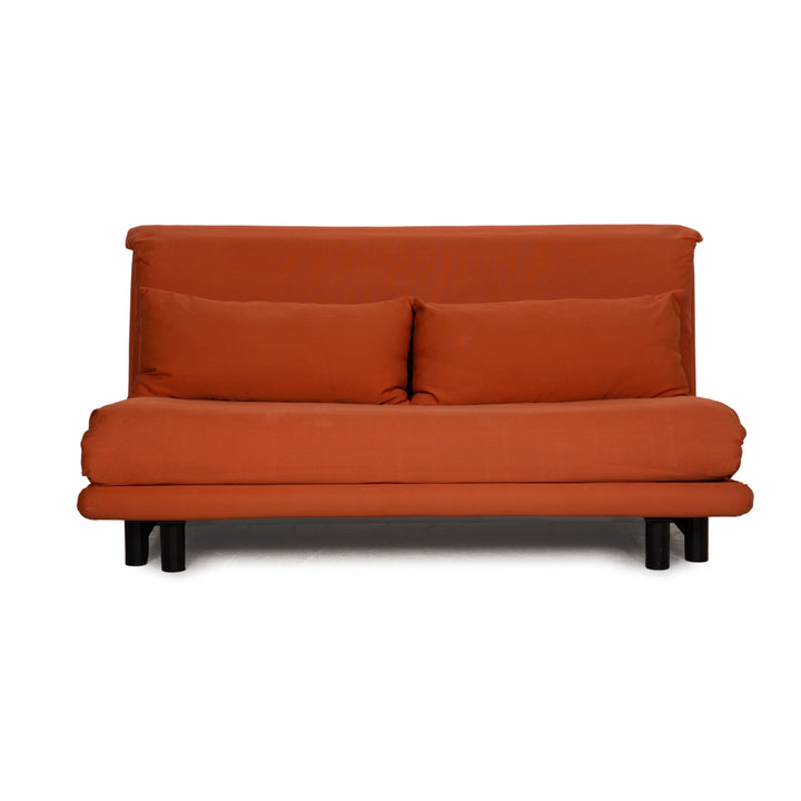 ligne roset Multy Stoff Sofa Orange Dreisitzer Couch Funktion Schlafsofa
