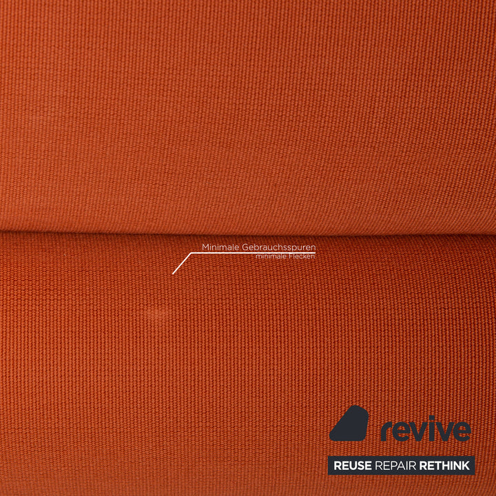 ligne roset Multy Stoff Sofa Orange Dreisitzer Couch Funktion Schlafsofa