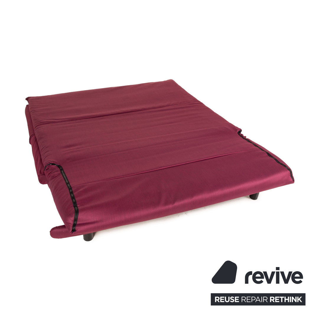 ligne roset Multy fabric sofa red three-seater function sleeping function couch