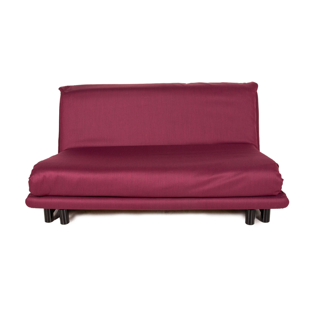 ligne roset Multy fabric sofa red three-seater function sleeping function couch