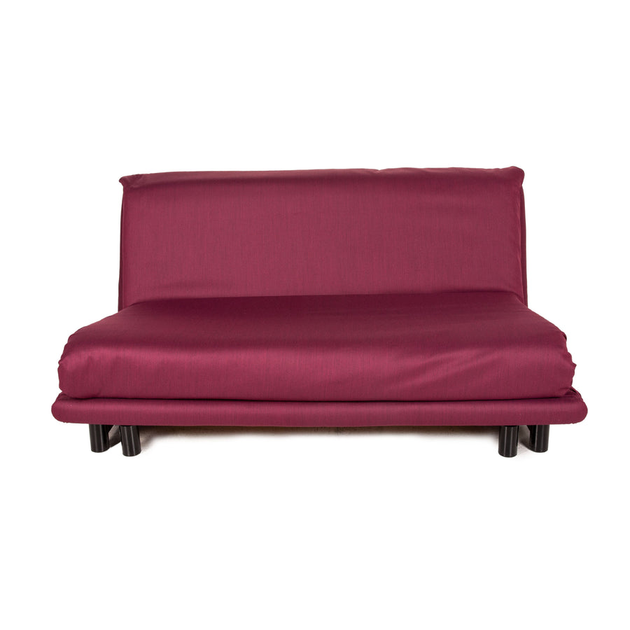 ligne roset Multy fabric sofa red three-seater function sleeping function couch