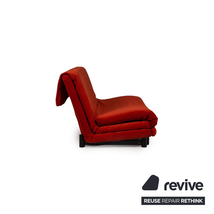 ligne roset Multy fabric sofa red sofa bed three-seater function sleeping function