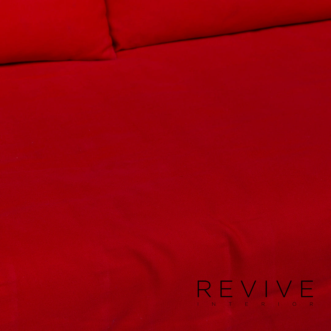 ligne roset Multy Stoff Sofa Rot Dreisitzer Schlaffunktion #11571