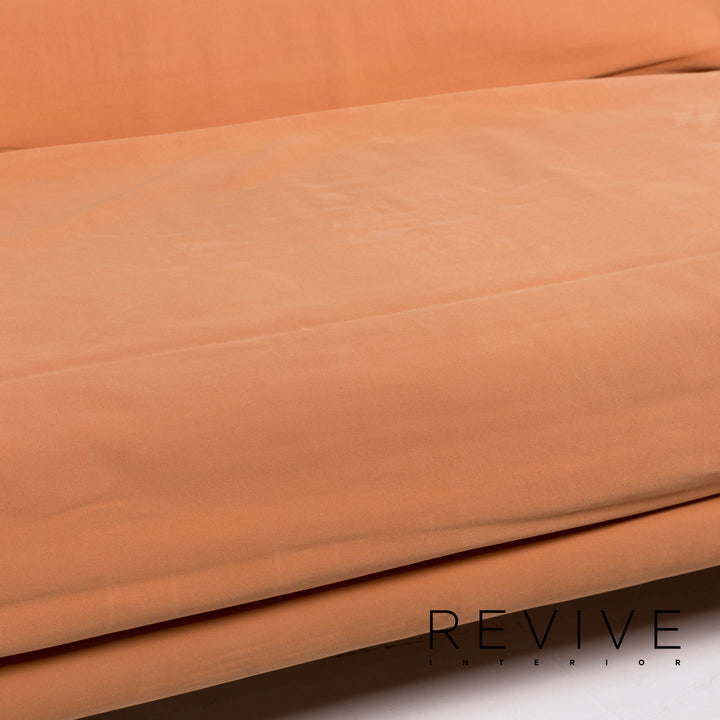 ligne roset Multy fabric sofa terracotta three-seater sofa bed sleep function couch #12481