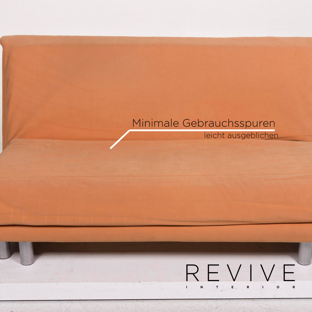 ligne roset Multy fabric sofa terracotta three-seater sofa bed sleep function couch #12481