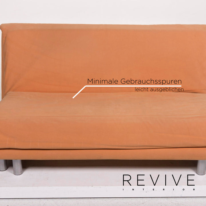 ligne roset Multy fabric sofa terracotta three-seater sofa bed sleep function couch #12481