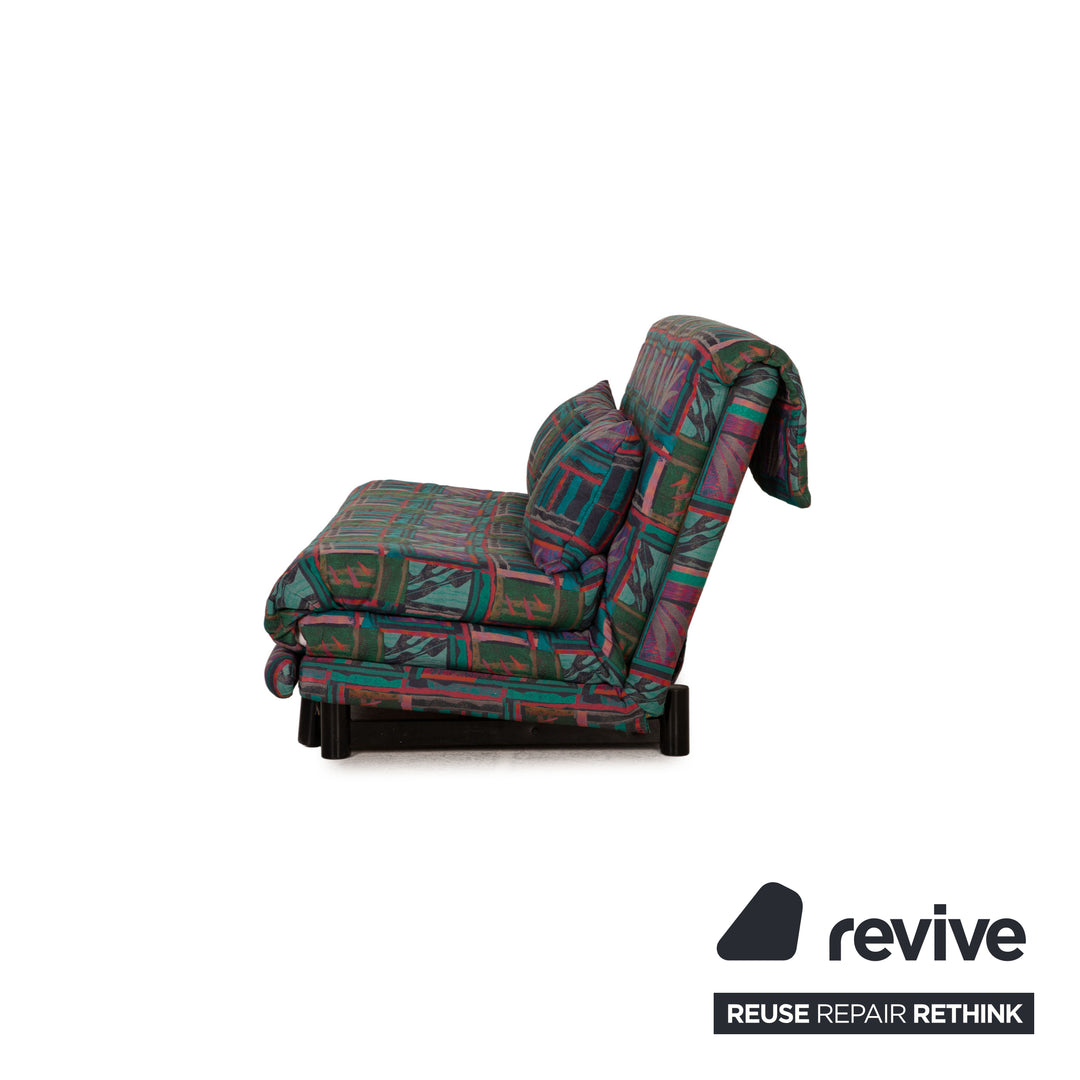 ligne roset Canapé en tissu Multy turquoise fonction canapé 3 places fonction couchage
